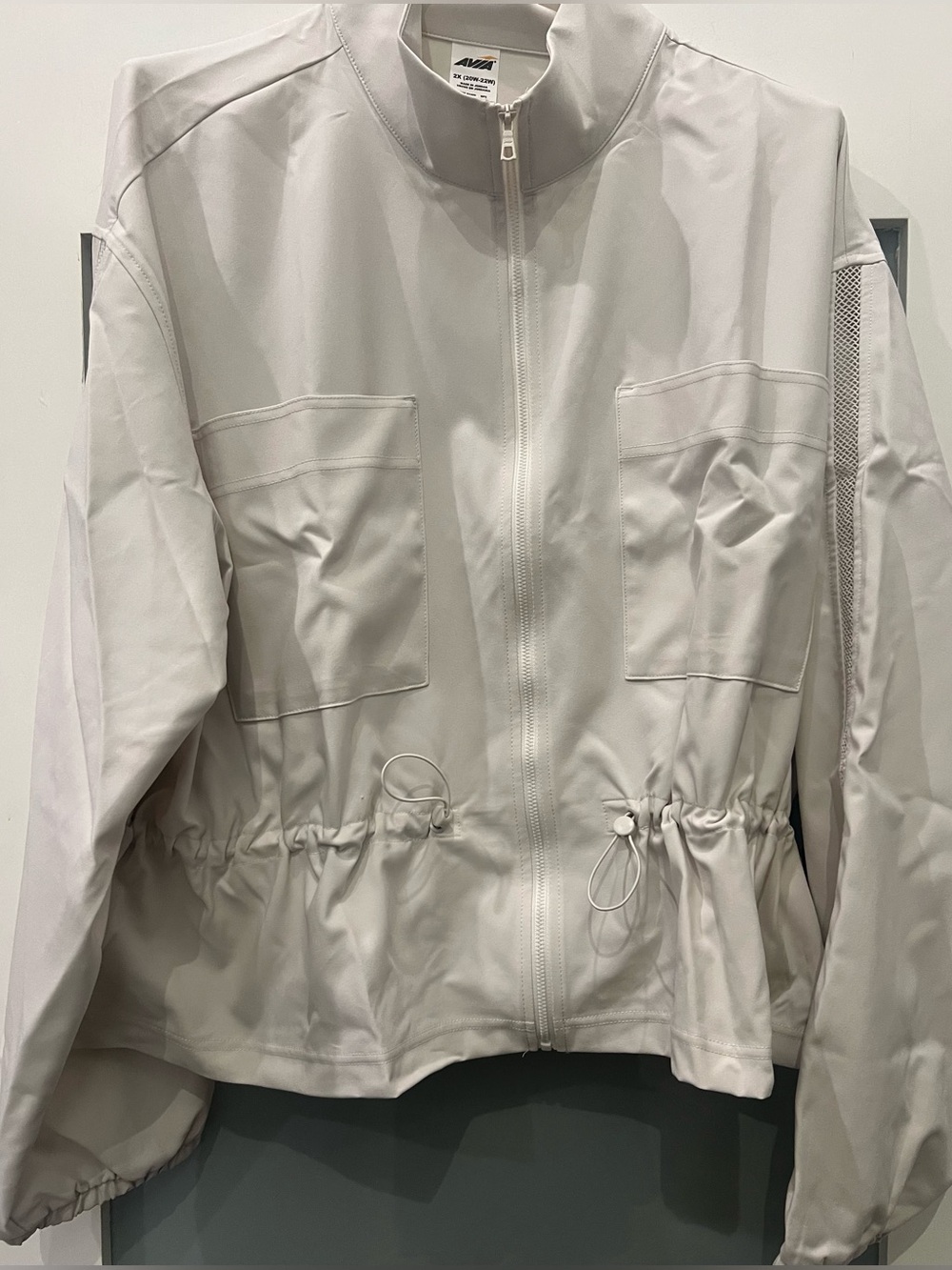 BRAND NEW LightWEIGHT Zip-Front Drawstring Utility Jacket SIZE 2X